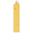 2" x 10" Custom Point Top Award Ribbon With Border
