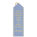 2-1/2" x 8" Custom Point Top Award Ribbon With Border