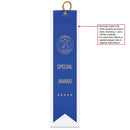 2-1/2" x 10" Custom 2 Layered Square Top Award Ribbon