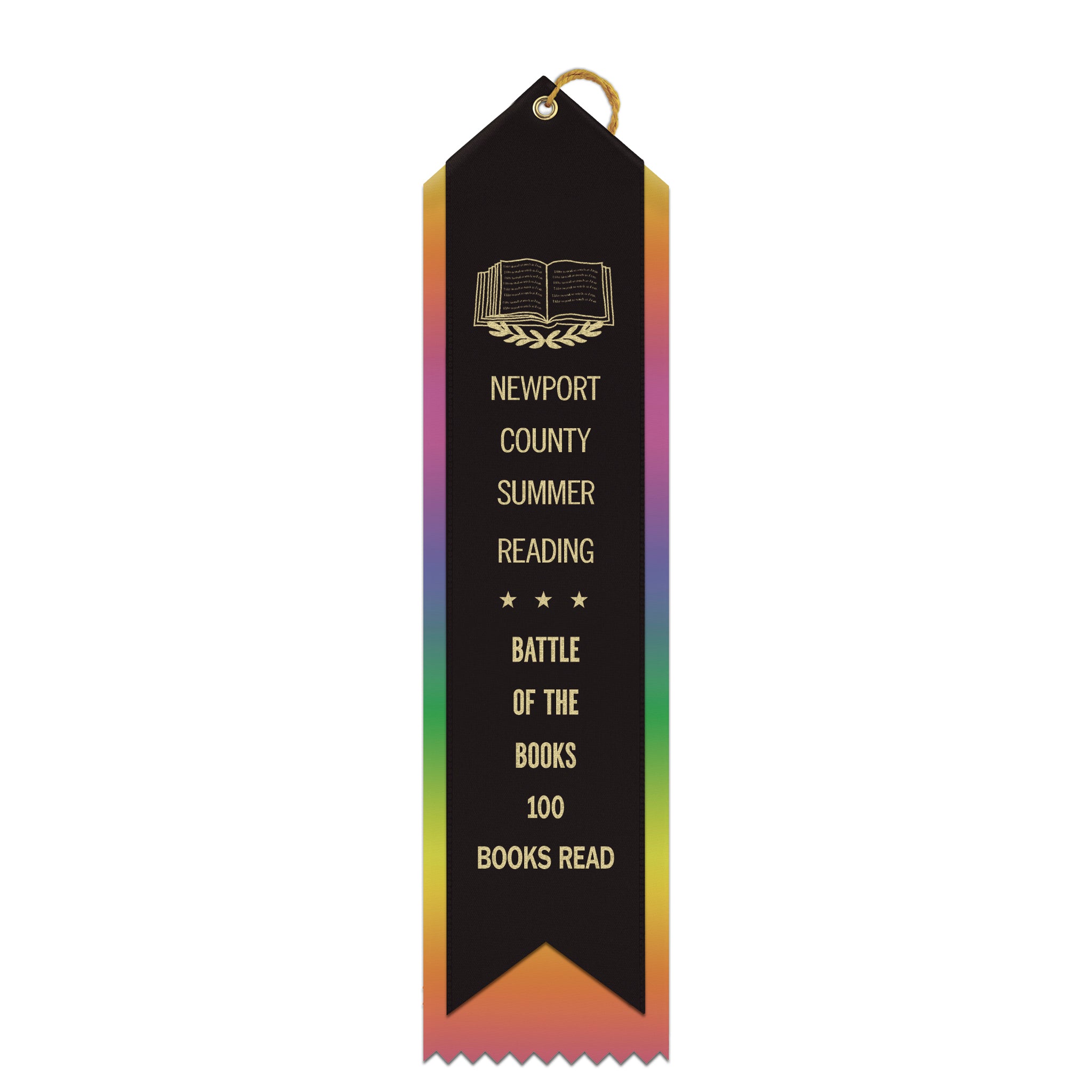 2 Layered Point Top Award Ribbon | Award Ribbons