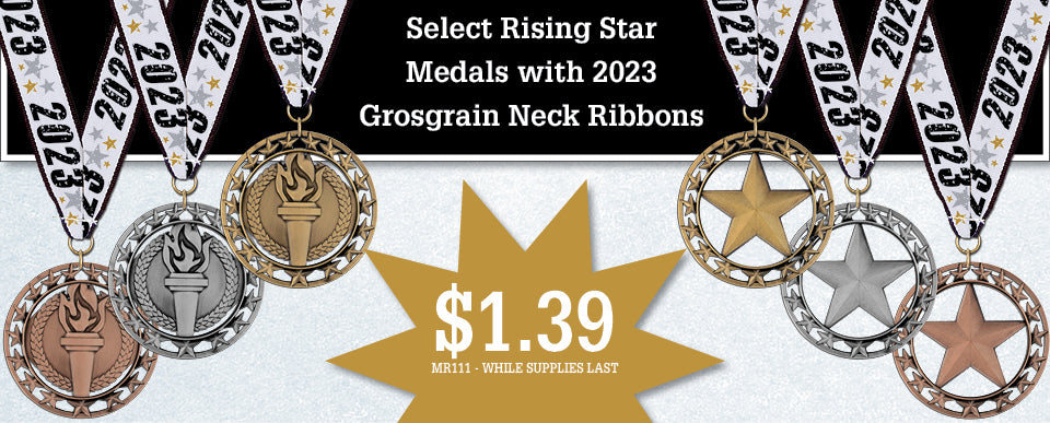 Hodges Badge Company - Medal with 2023 Grosgrain Neck Ribbon