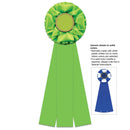 Iverson 3 Rosette Award Ribbon, 4-1/2" Top - Hodges Badge Company, Inc.