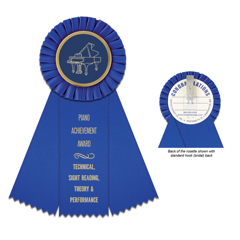 Mere 3 Rosette Award Ribbon, 3" Top