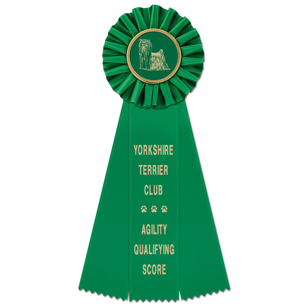 Traditional 15 Award Ribbon Custom Rosette - Custom Award Ribbons