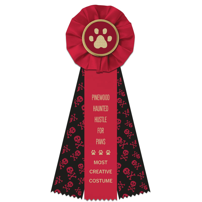 Empire 3 Rosette Award Ribbon, 4" Top