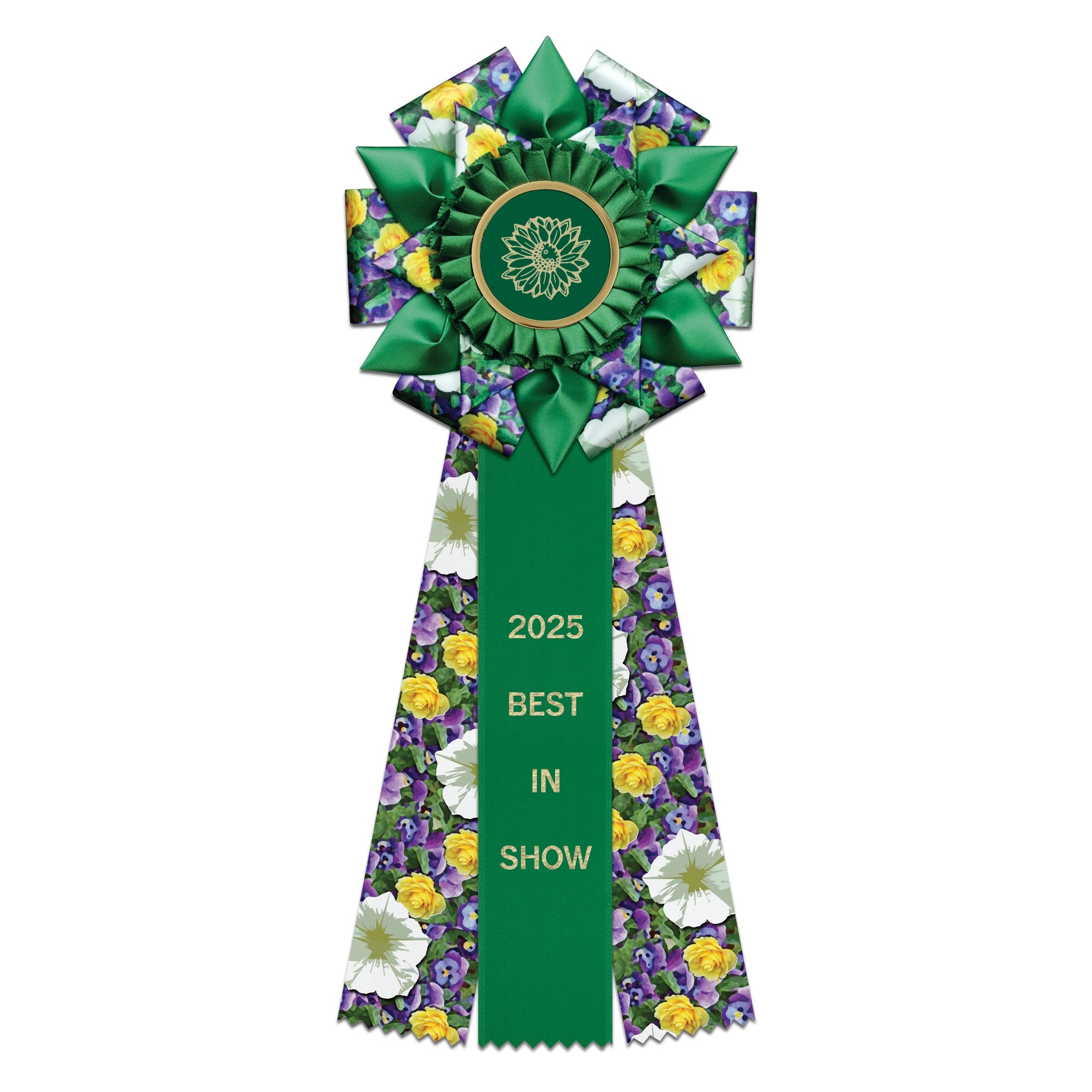 Deluxe Bath 3 Rosette Award Ribbon, 6