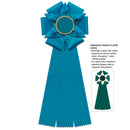 Aylesbury 3 Rosette Award Ribbon, 5-1/2" Top