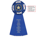 Birmingham 3 Rosette Award Ribbon, 4-1/2" Top