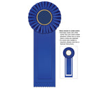 Alton 1 Rosette Award Ribbon, 4-1/2" Top - Hodges Badge Company, Inc.