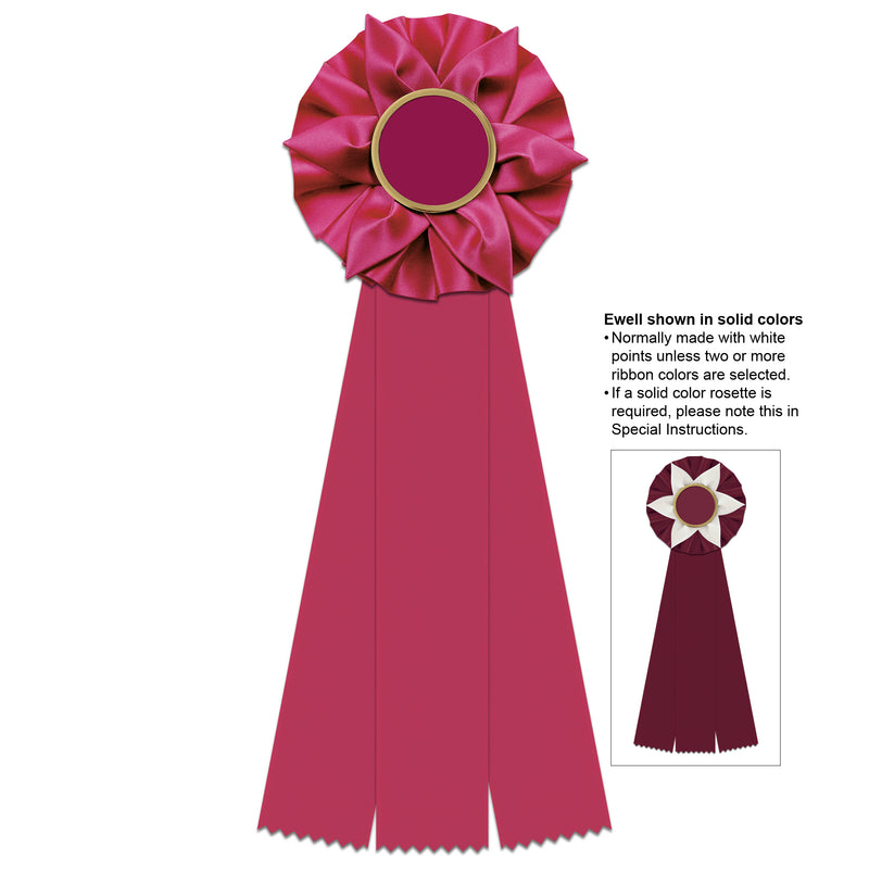 Ewell | Rosette Award Ribbons | Hodges Badge Company