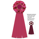 Ewell 3 Rosette Award Ribbon, 4-1/2" Top