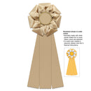 Roseland 3 Rosette Award Ribbon, 5-1/2" Top - Hodges Badge Company, Inc.