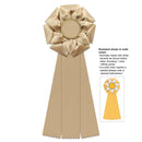 Roseland 3 Rosette Award Ribbon, 5-1/2" Top