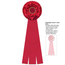 Cambridge 3 Rosette Award Ribbon, 6-1/2" Top