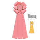 Dorset 3 Rosette Award Ribbon, 5" Top - Hodges Badge Company, Inc.