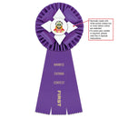 Malden 3 Rosette Award Ribbon, 6" Top - Hodges Badge Company, Inc.