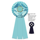 Malden 3 Rosette Award Ribbon, 6" Top