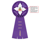 Malden 3 Rosette Award Ribbon, 6" Top