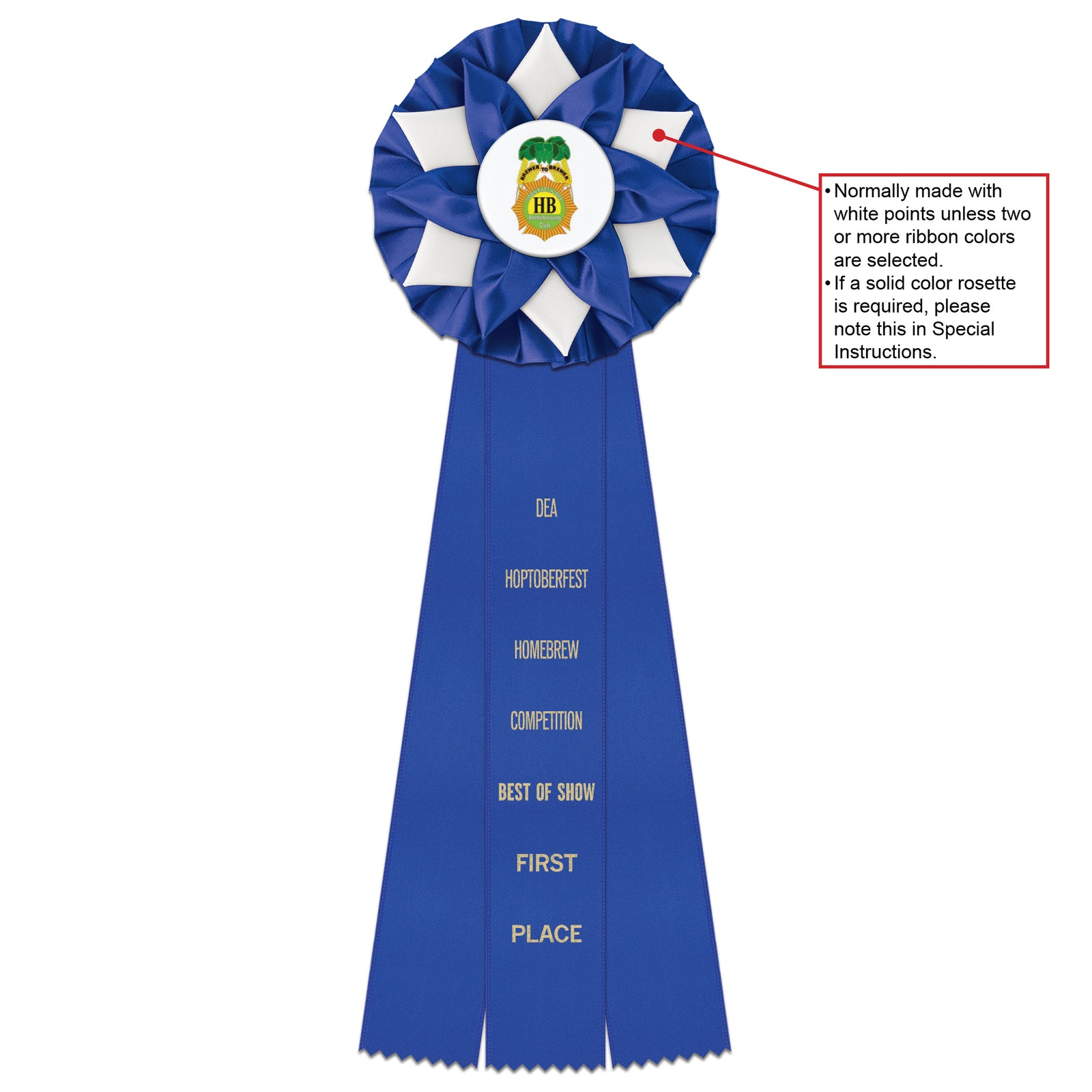 Exeter | Rosette Award Ribbons | Hodges Badge Company