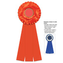 Dutchess 3 Rosette Award Ribbon, 5-1/2" Top