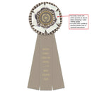 Dutchess 3 Rosette Award Ribbon, 5-1/2" Top