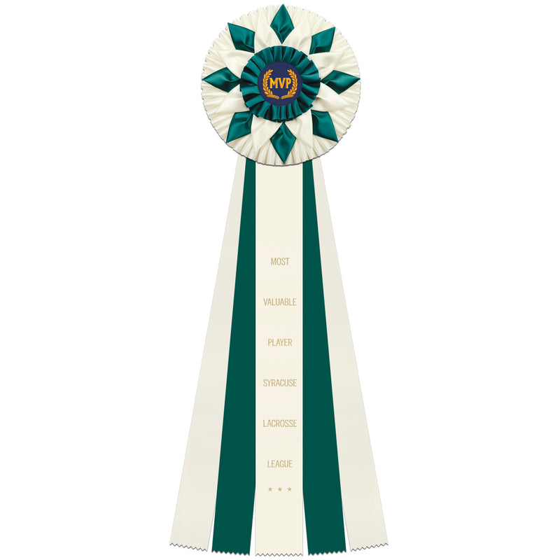 Sunniside 5 Rosette Award Ribbon, 8" Top
