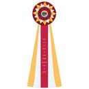 Sunniside 5 Rosette Award Ribbon, 8" Top