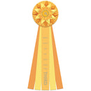 Sunniside 5 Rosette Award Ribbon, 8" Top.
