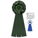 Shetland 3 Rosette Award Ribbon 5-1/2" Top - Hodges Badge Company, Inc.