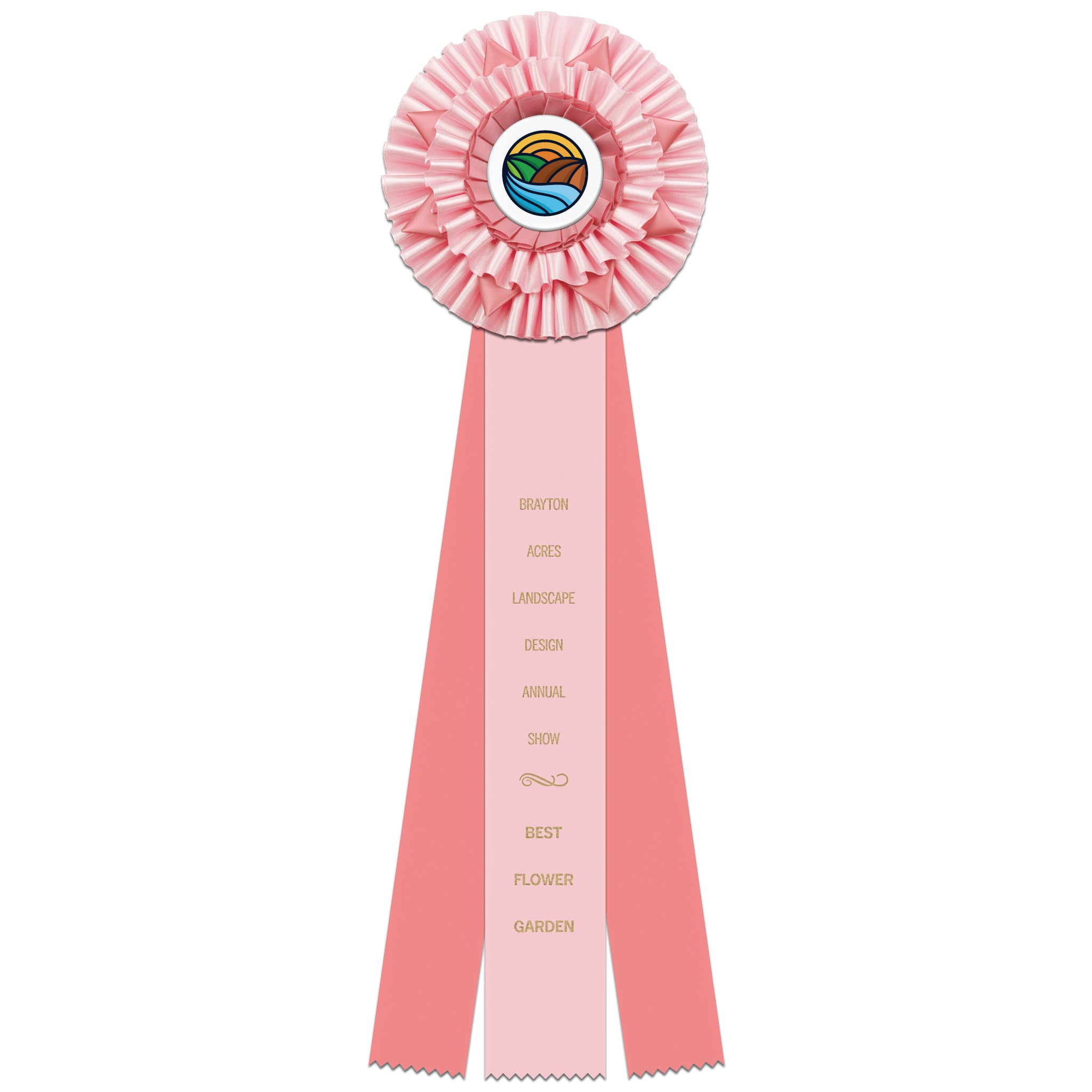 Cadmore 3 Rosette Award Ribbon, 6-1/2