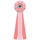Cadmore 3 Rosette Award Ribbon, 6-1/2" Top.