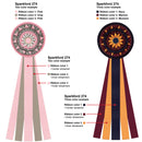 Sparkford 5 Rosette Award Ribbon, 12" Top