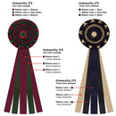 Holsworthy 5 Rosette Award Ribbon, 13" Top