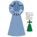 Kendal 3 Rosette Award Ribbon, 4-1/2" Top