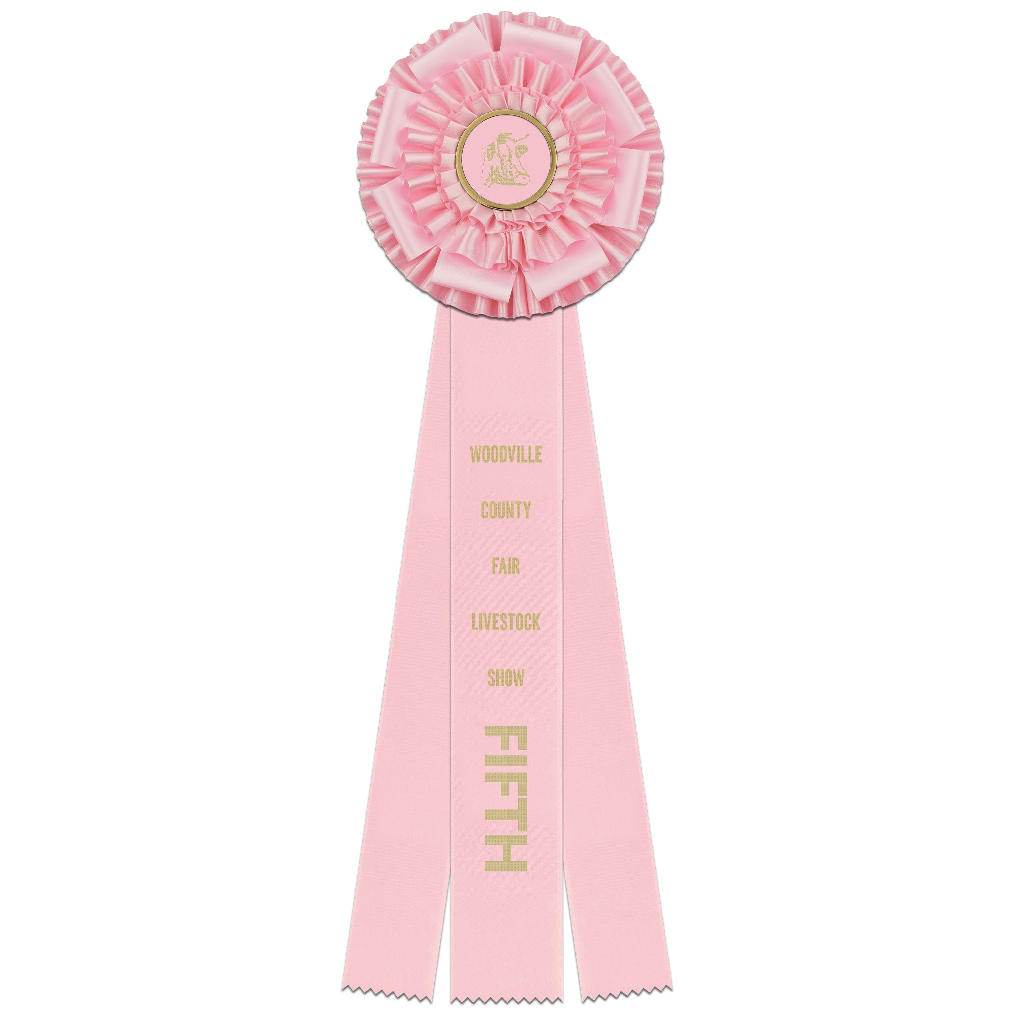 Marlow 3 Rosette Award Ribbon, 6-1/2