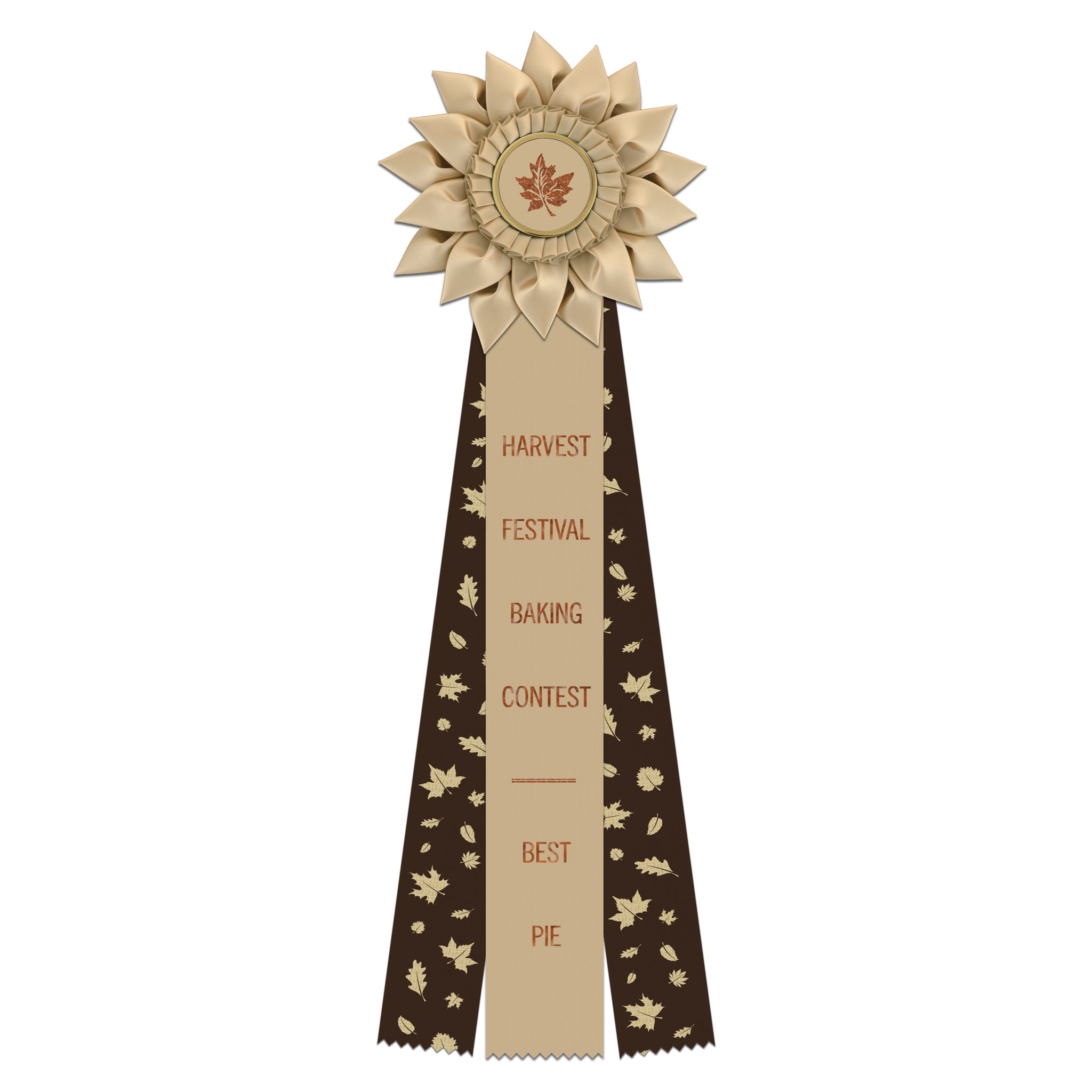 Sunburst 3 Rosette Award Ribbon, 6-1/2