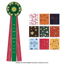 Kennet 3 Rosette Award Ribbon, 6-1/2" Top