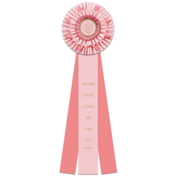 Cadmore 3 Rosette Award Ribbon, 6-1/2" Top