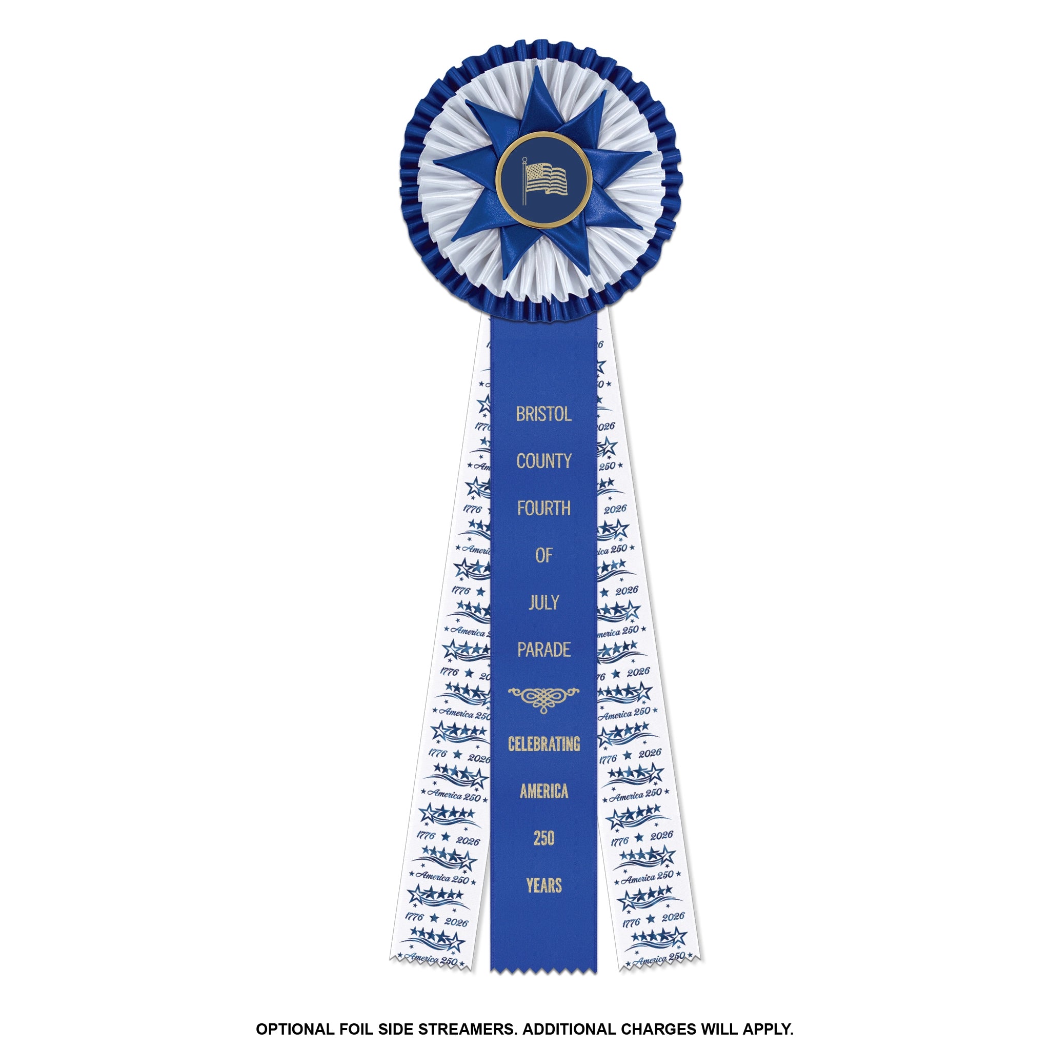 Chatham 3 Rosette Award Ribbon, 6-1/2