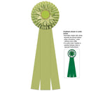 Chatham 3 Rosette Award Ribbon, 6-1/2" Top
