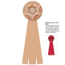 Wheaton 3 Rosette Award Ribbon 6-1/2" Top - Hodges Badge Company, Inc.