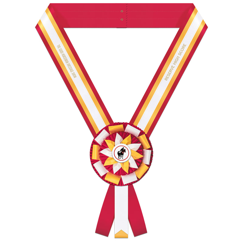 Custom Newmarket Award Sash, 7" Top