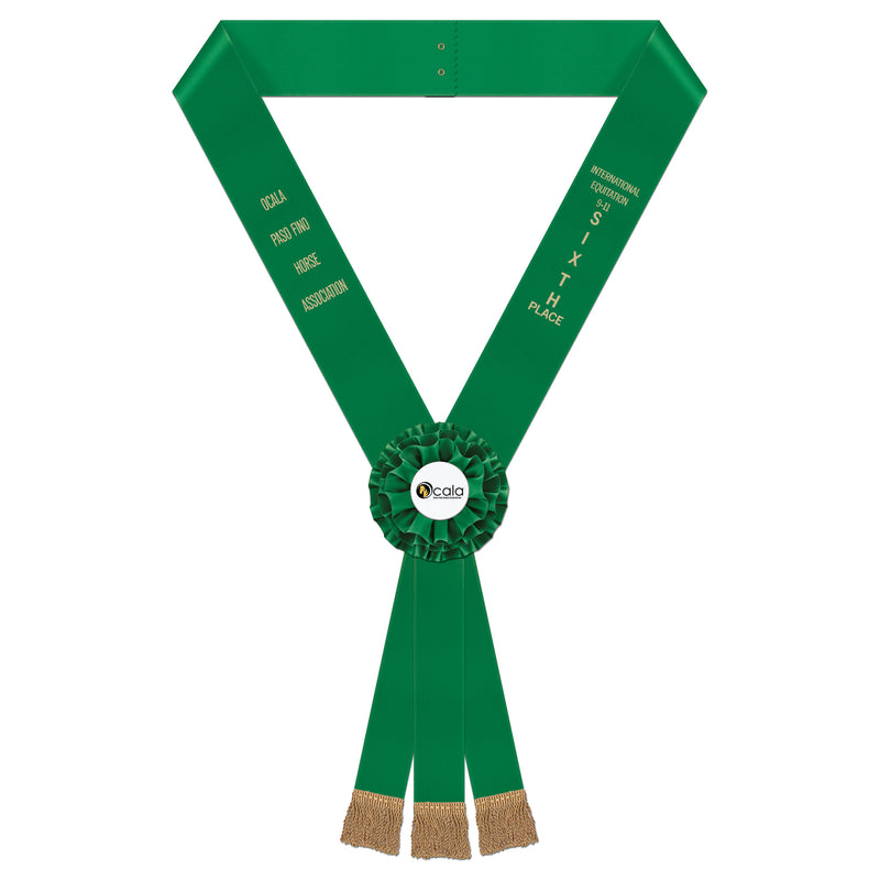 Custom Ramsey Award Sash, 5" Top