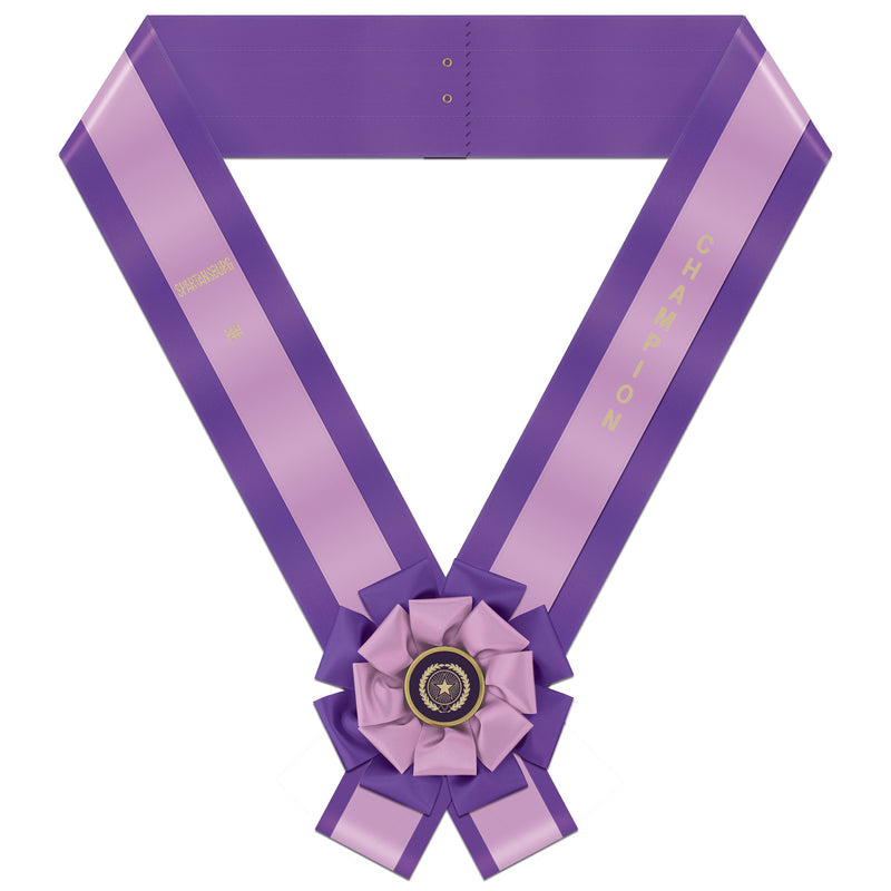 Custom Waverton Award Sash, 6-1/2" Top