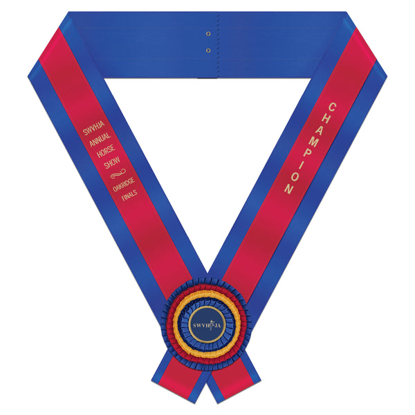 Custom Pemberton Award Sash, 5-1/2" Top