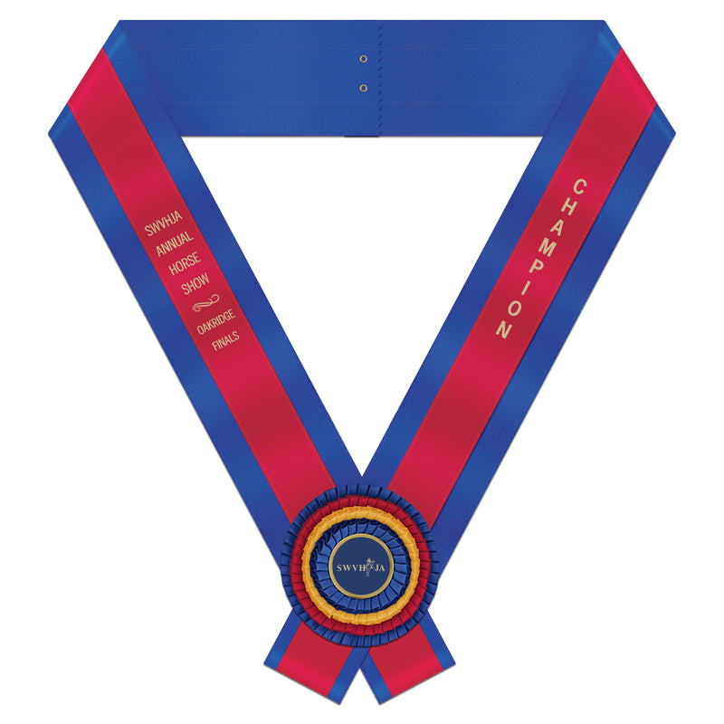 Custom Pemberton Award Sash, 5-1/2" Top
