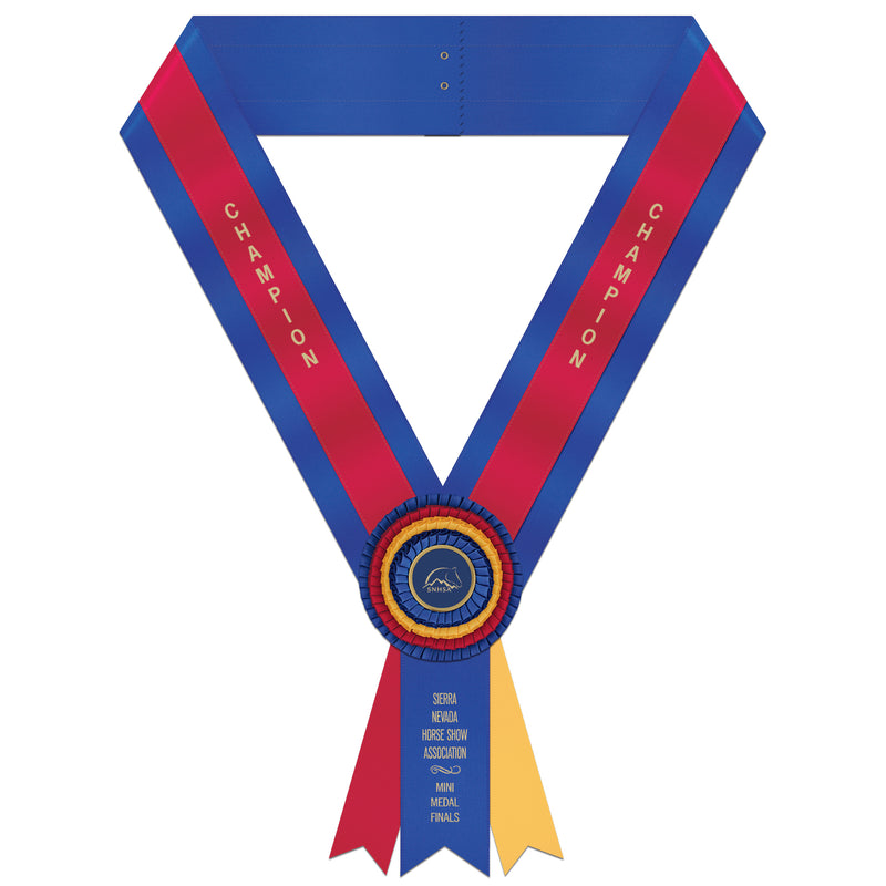 Custom Radstock Award Sash, 5-1/2" Top