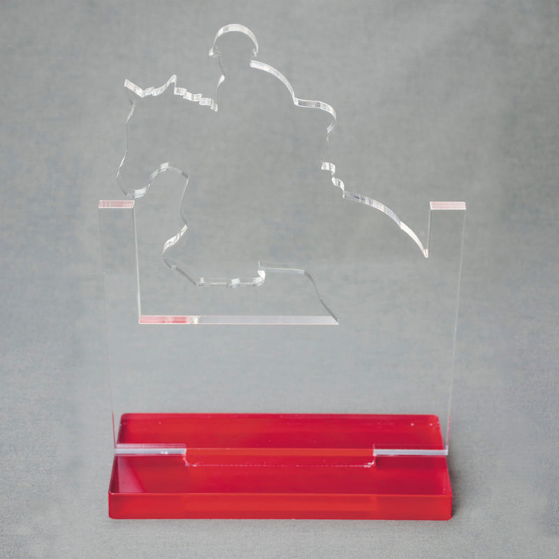 Custom Engraved Award Acrylic With Base