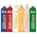 2" X 8" Stock Point Top Gymnastics Achievement Award Ribbon