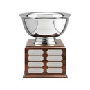 8" Revere Bowl Award Trophy With Perpetual Base